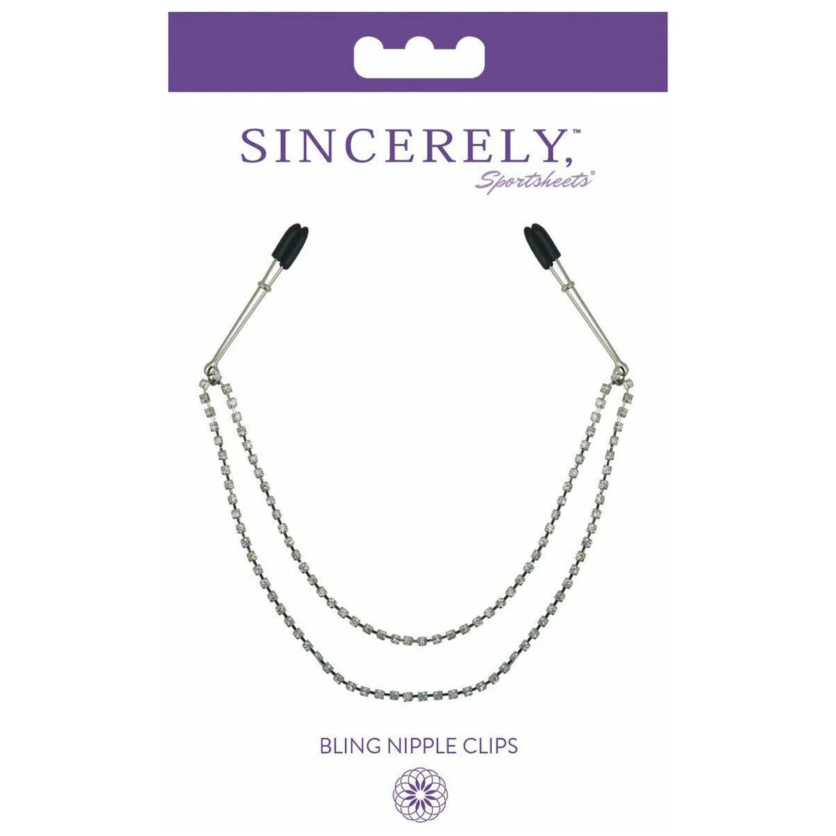 Sportsheets Sincerely – Bling Tweezer Nipple Clips