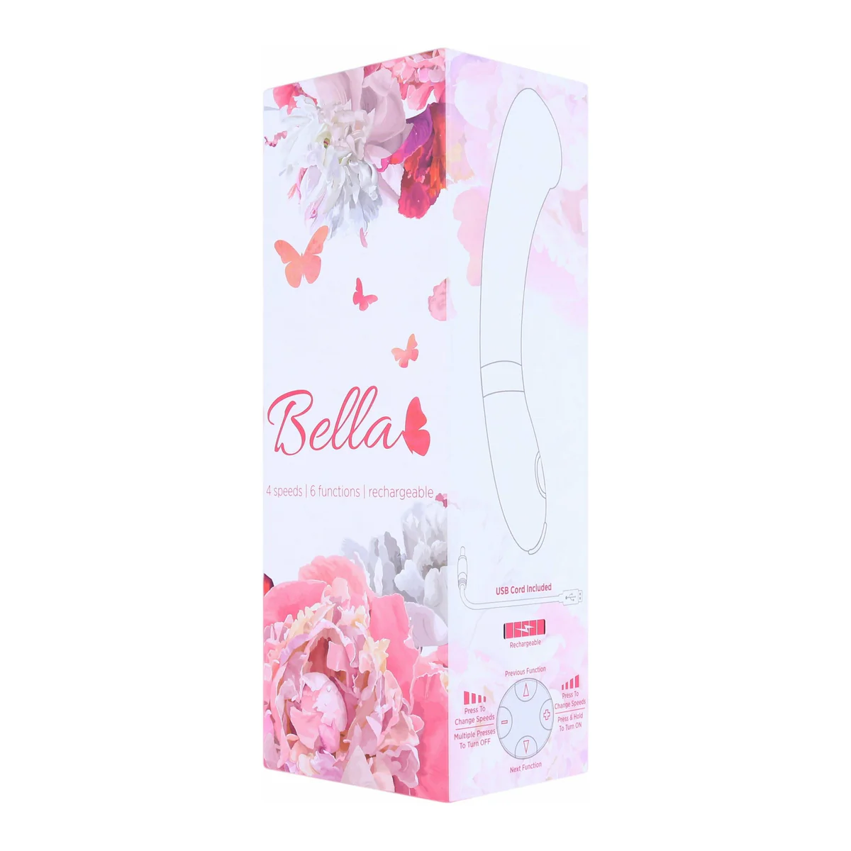 Bella Silicone G-Spot Vibrator - Pink