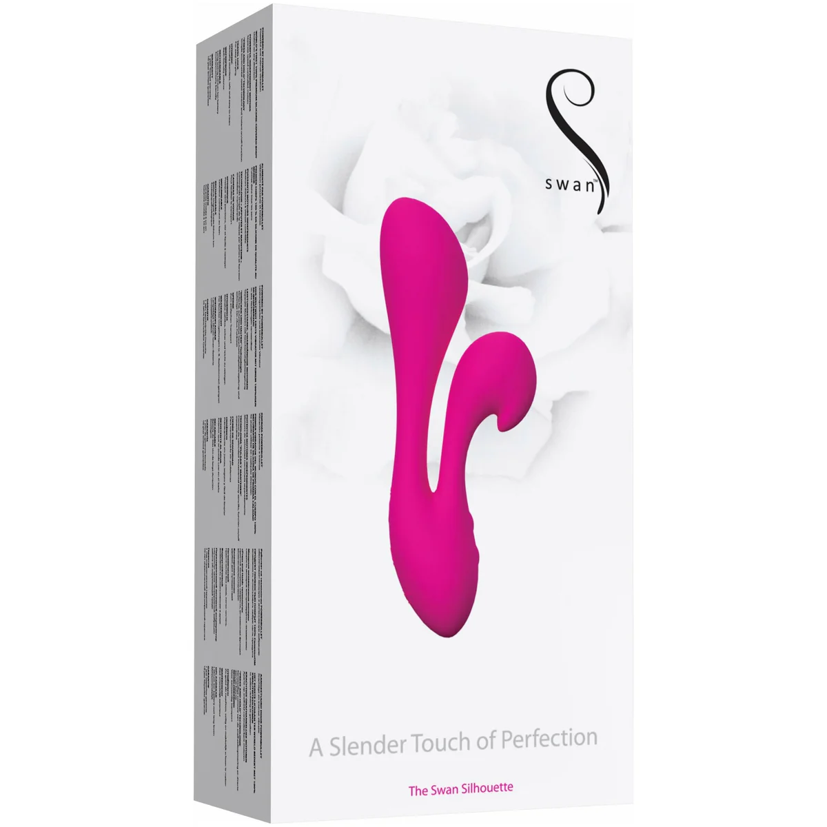 The Swan Silhouette - Dual Vibrator - Rechargeable - Pink
