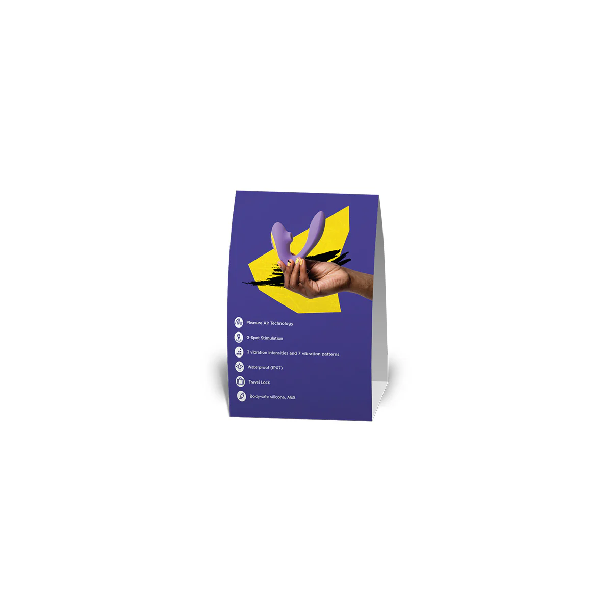 ROMP Lipstick Tent Card - English