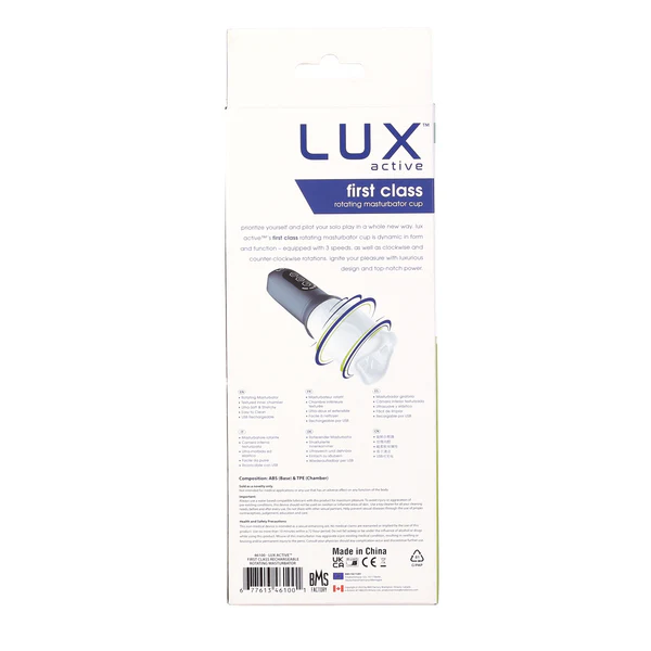 LUX active® First Class Rotating Masturbator Cup