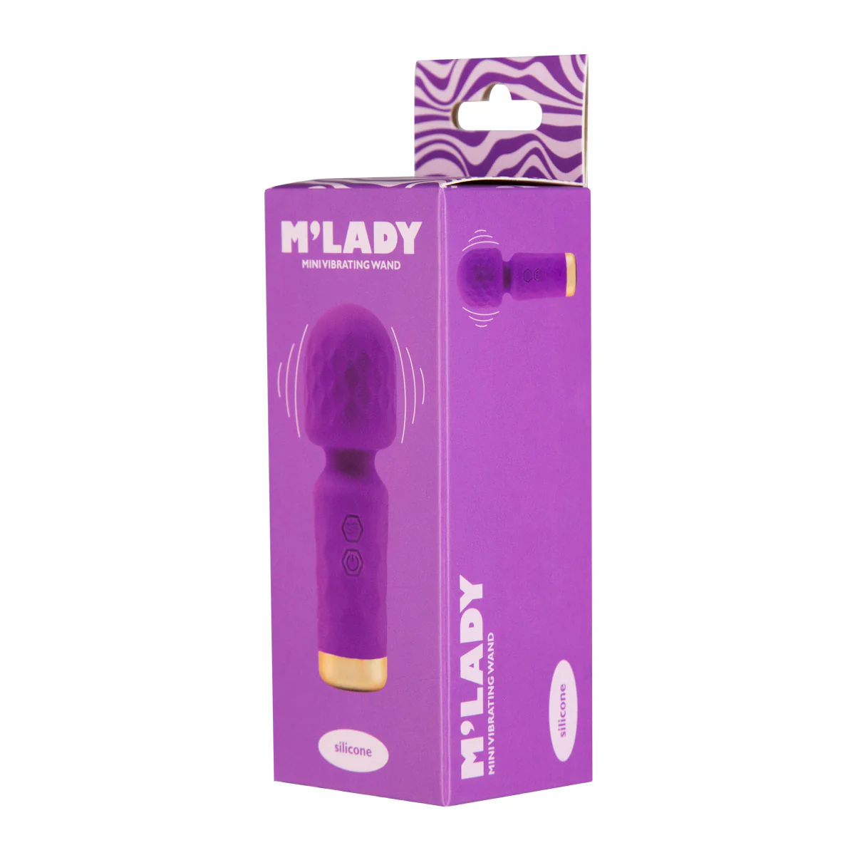 M’Lady – Mini Vibrating Wand – Purple