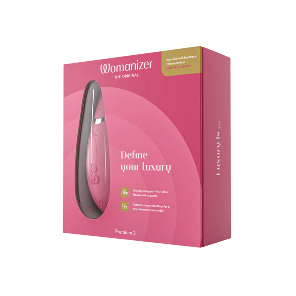 Womanizer Premium 2 – Clitoral Stimulator – Raspberry