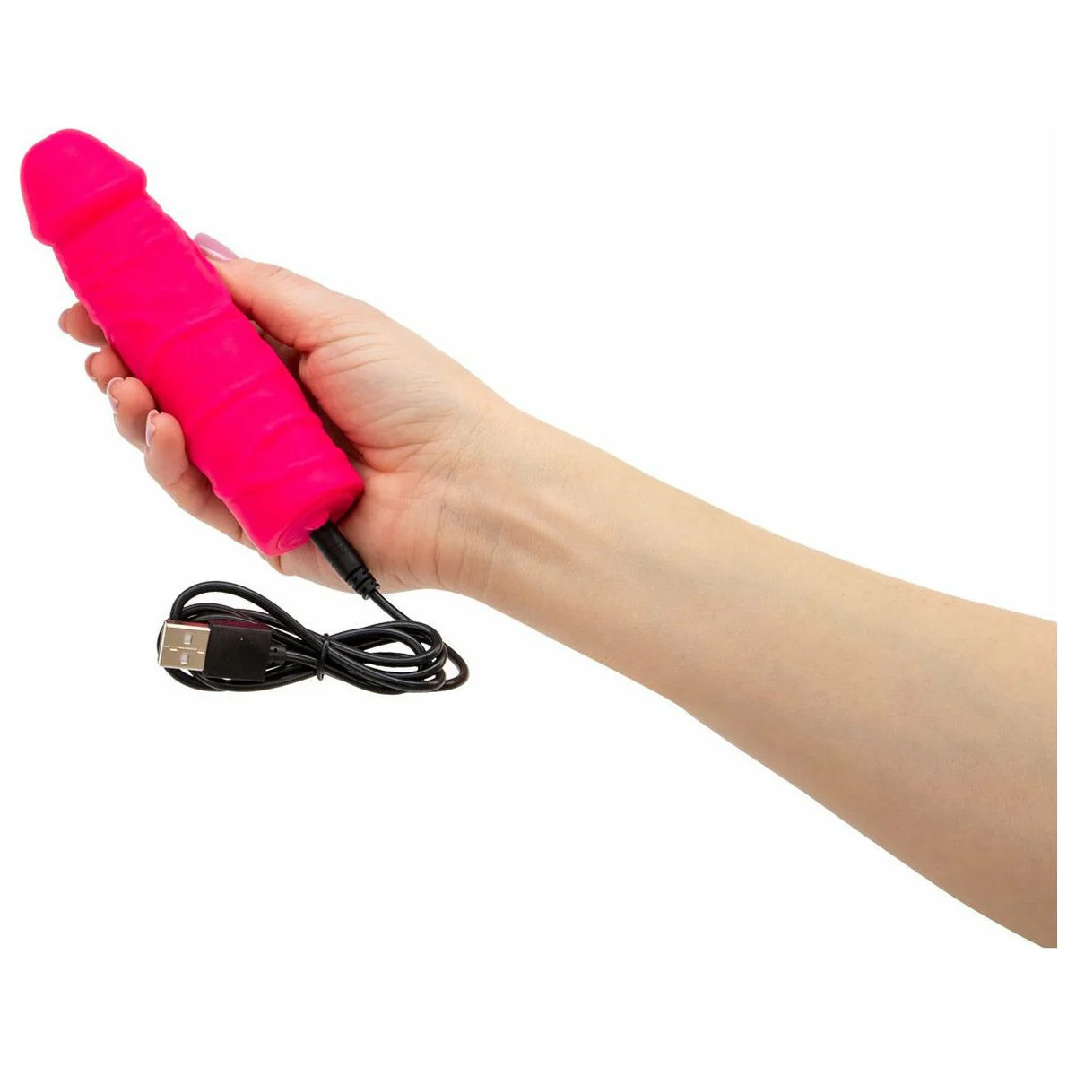 G-Touch Rechargeable Silicone Dong - Pink