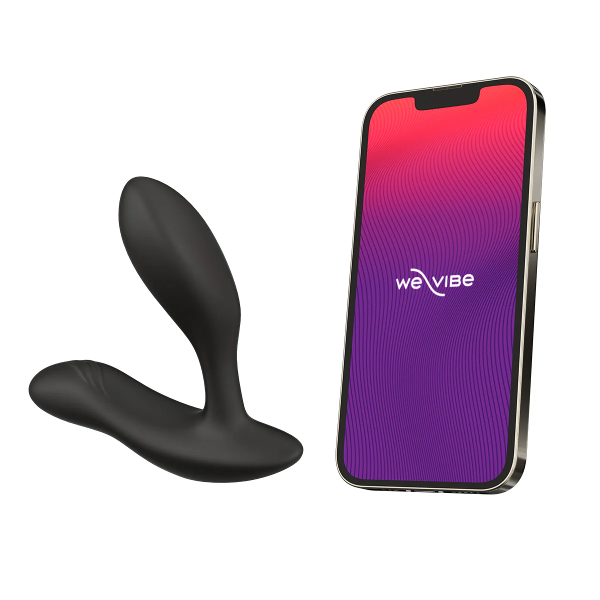 We-Vibe Vector+ - Vibrating Prostate Massager – Charcoal Black