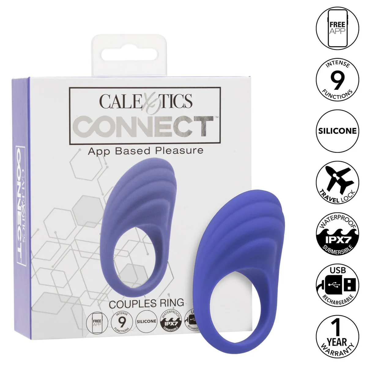 CaleXOtics Connect Couples Ring