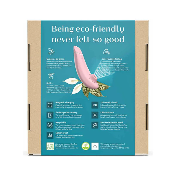Womanizer Premium Eco – Eco-Friendly Clitoral Stimulator - Pink