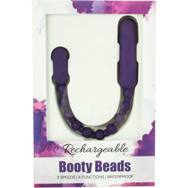 PowerBullet Rechargeable Booty Beads - Purple